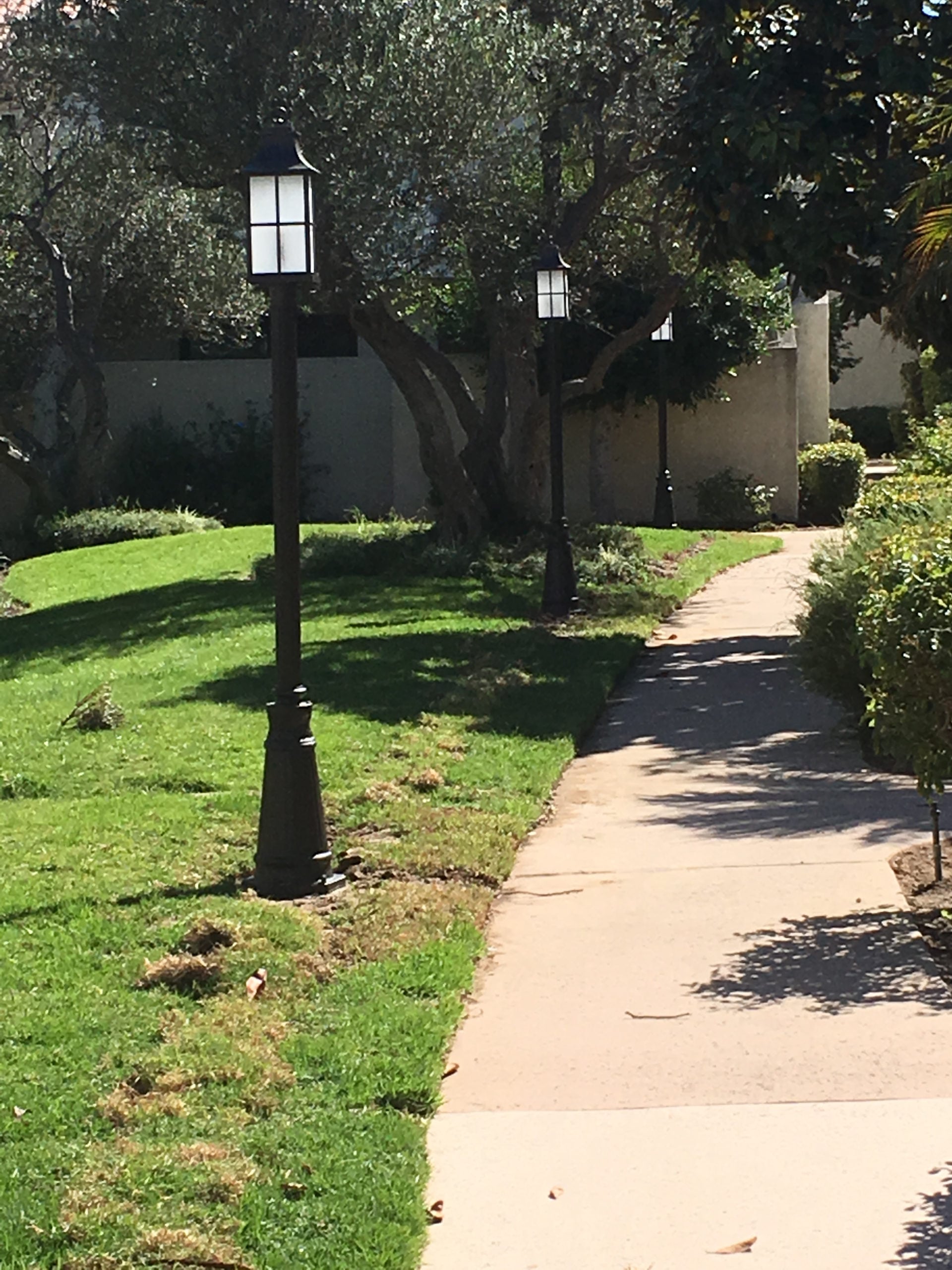 Fastwire Electric - A recently completed electrical path lighting project completed for a property manager in Palos Verdes, Califrornia