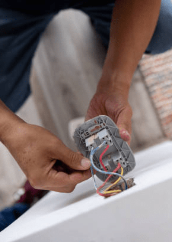 Electrical wiring installation process