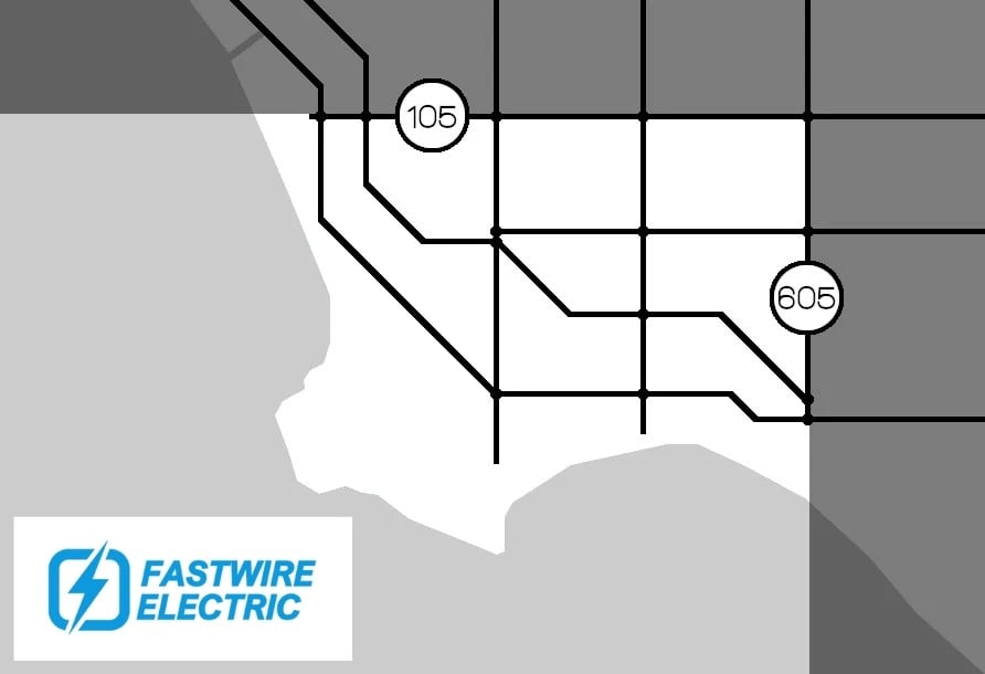 Fastwire Electric service area map