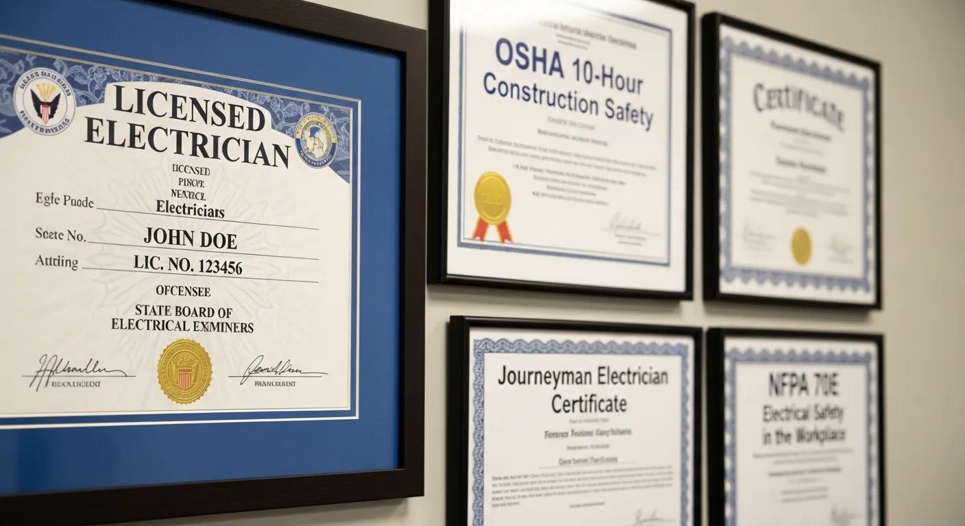 Licensing and Qualifications